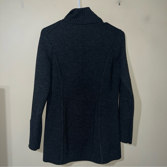 Athleta Sweater Coat Full Zip Chill Chaser Small Wool - Picture 5 of 5